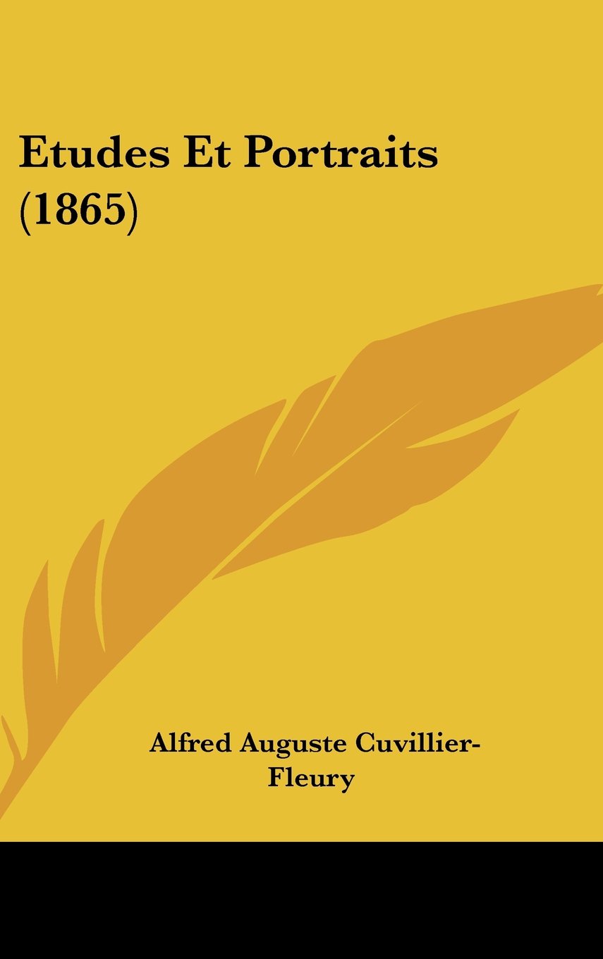 Etudes Et Portraits (1865) Books
