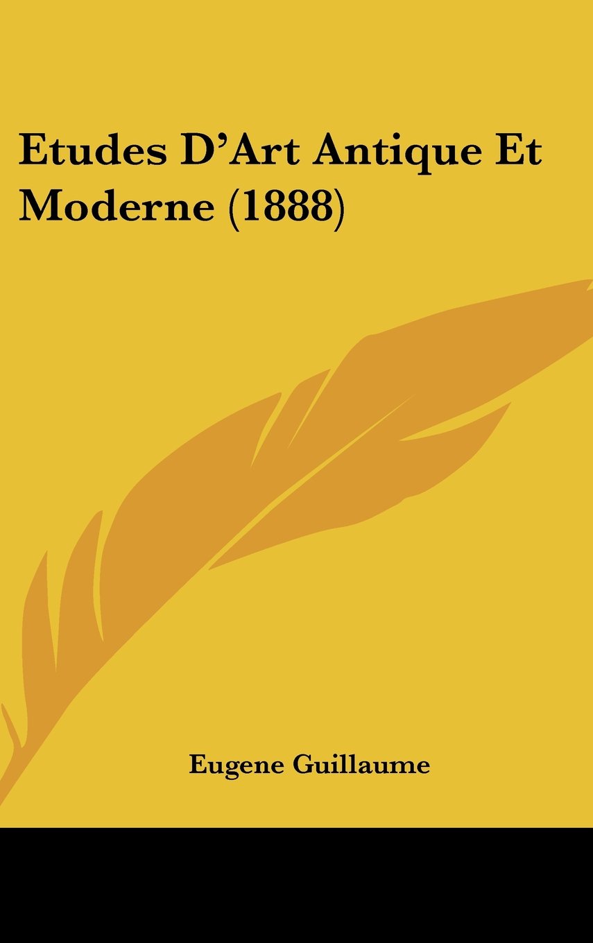 Etudes D'Art Antique Et Moderne (1888) Contemporary literature