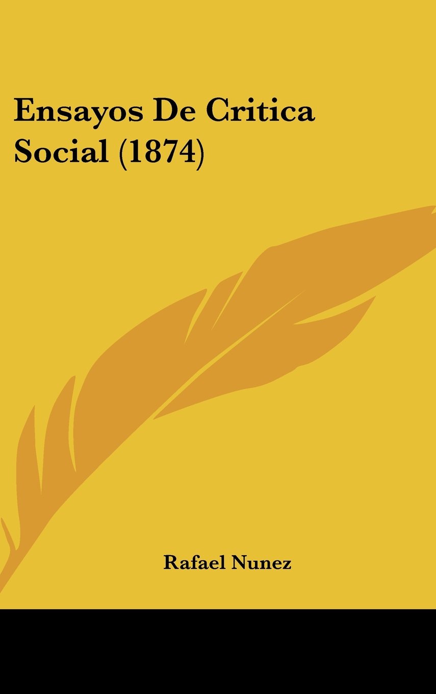 Ensayos De Critica Social (1874) Books