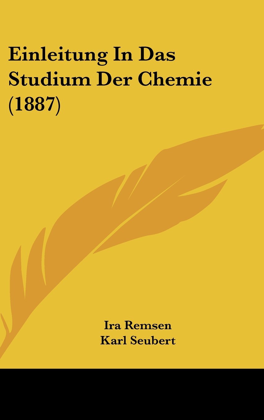 Einleitung In Das Studium Der Chemie (1887) Books