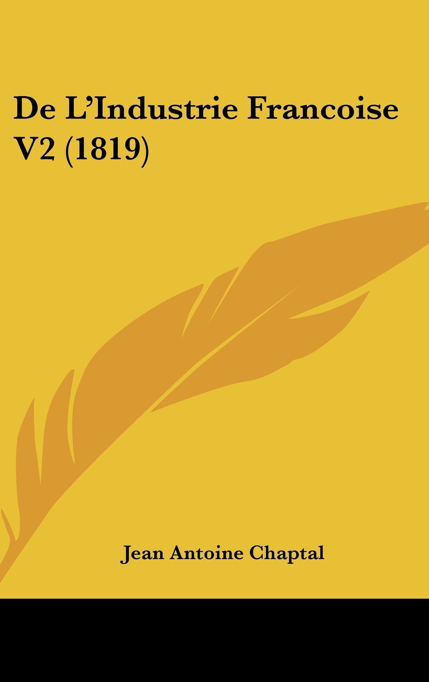 de L'Industrie Francoise V2 (1819) Books