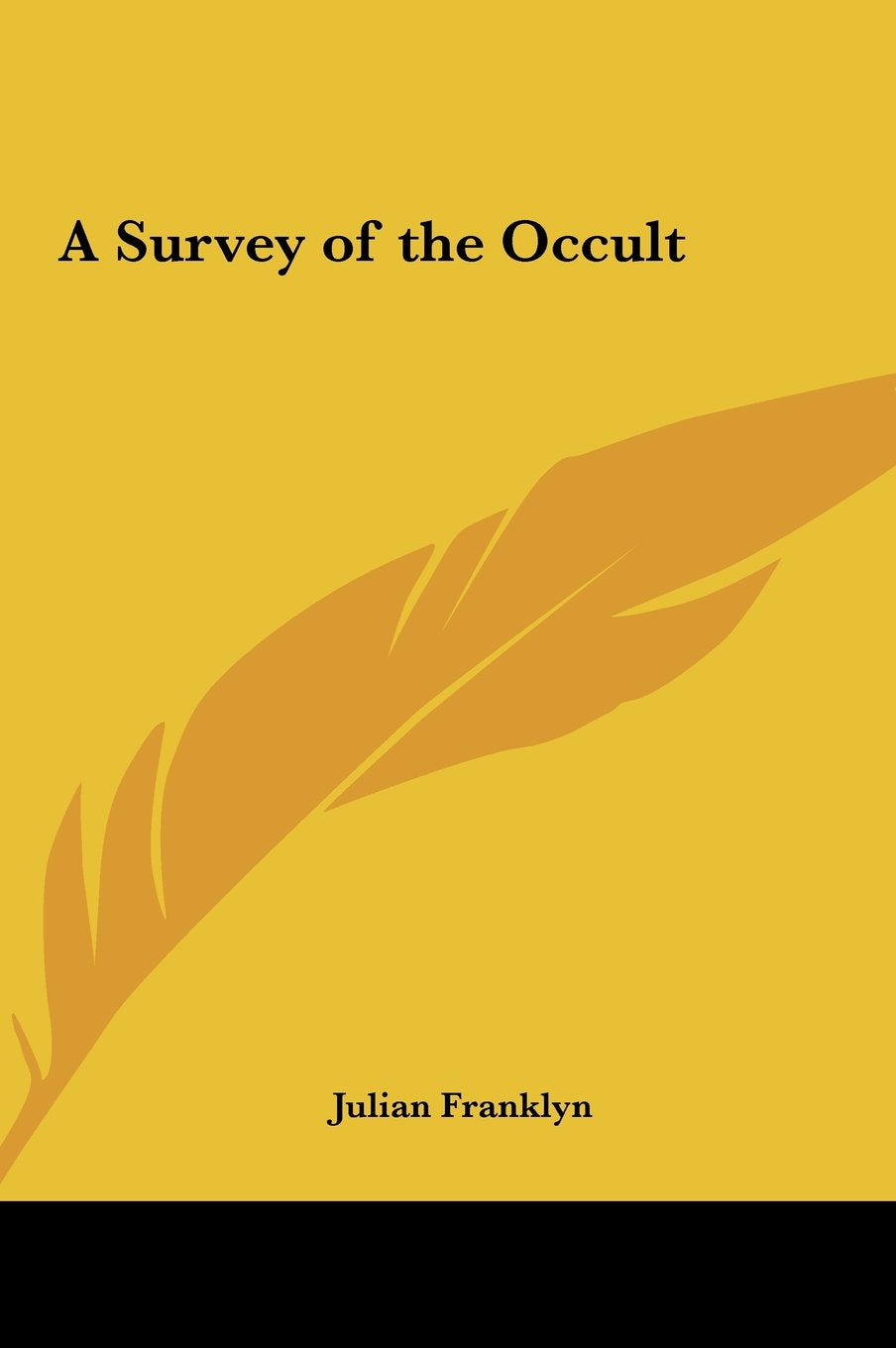 A Survey of the Occult Books