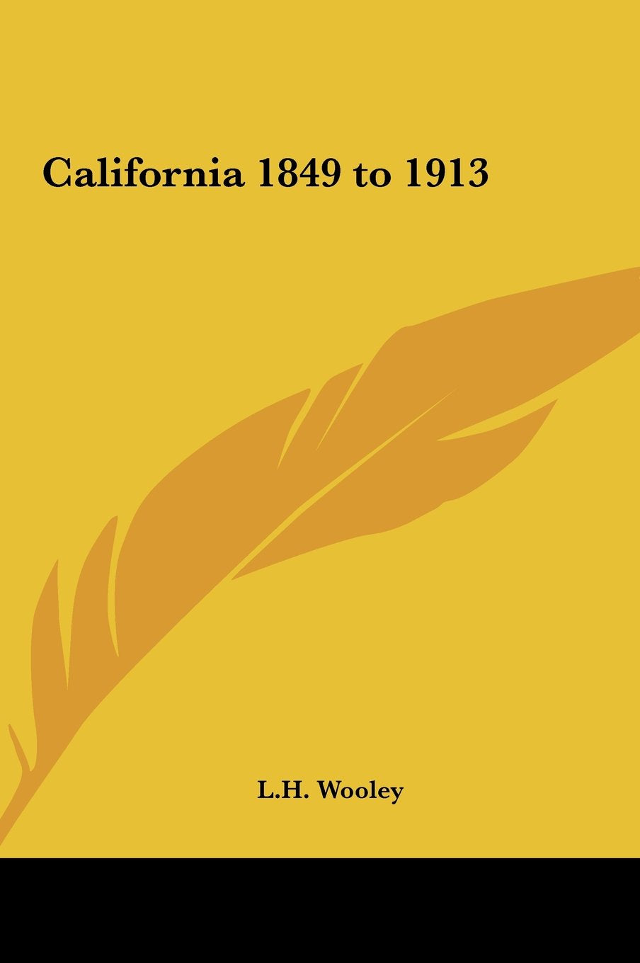 California 1849 to 1913 Politics & History