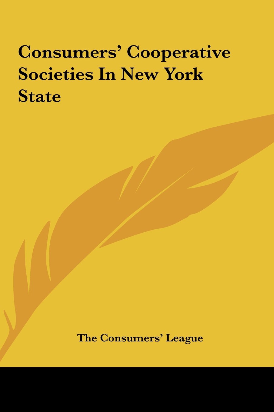 Consumers' Cooperative Societies In New York State Books
