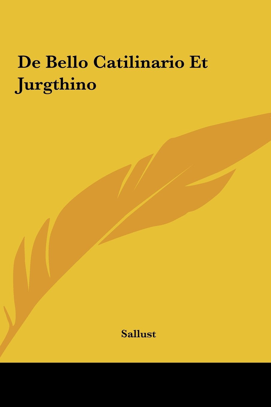De Bello Catilinario Et Jurgthino Philosophy