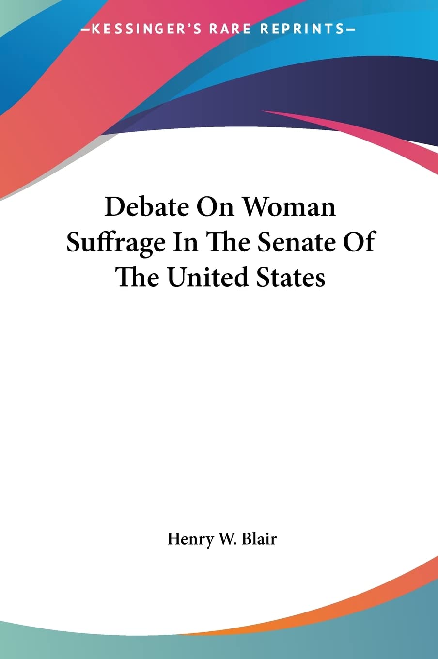 Debate On Woman Suffrage In The Senate Of The United States Social Sciences