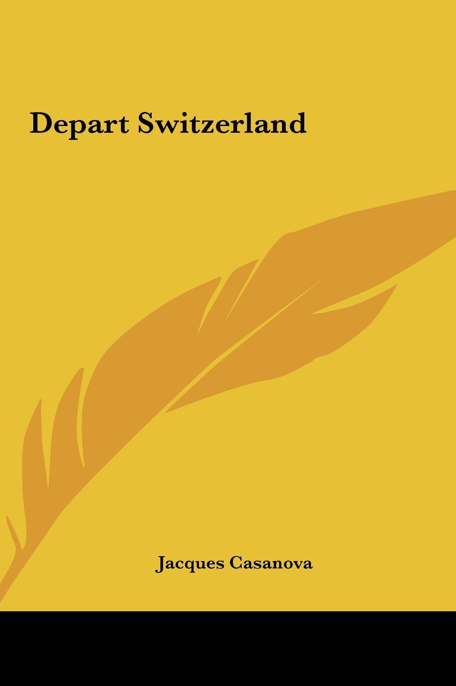 Depart Switzerland Contemporary literature