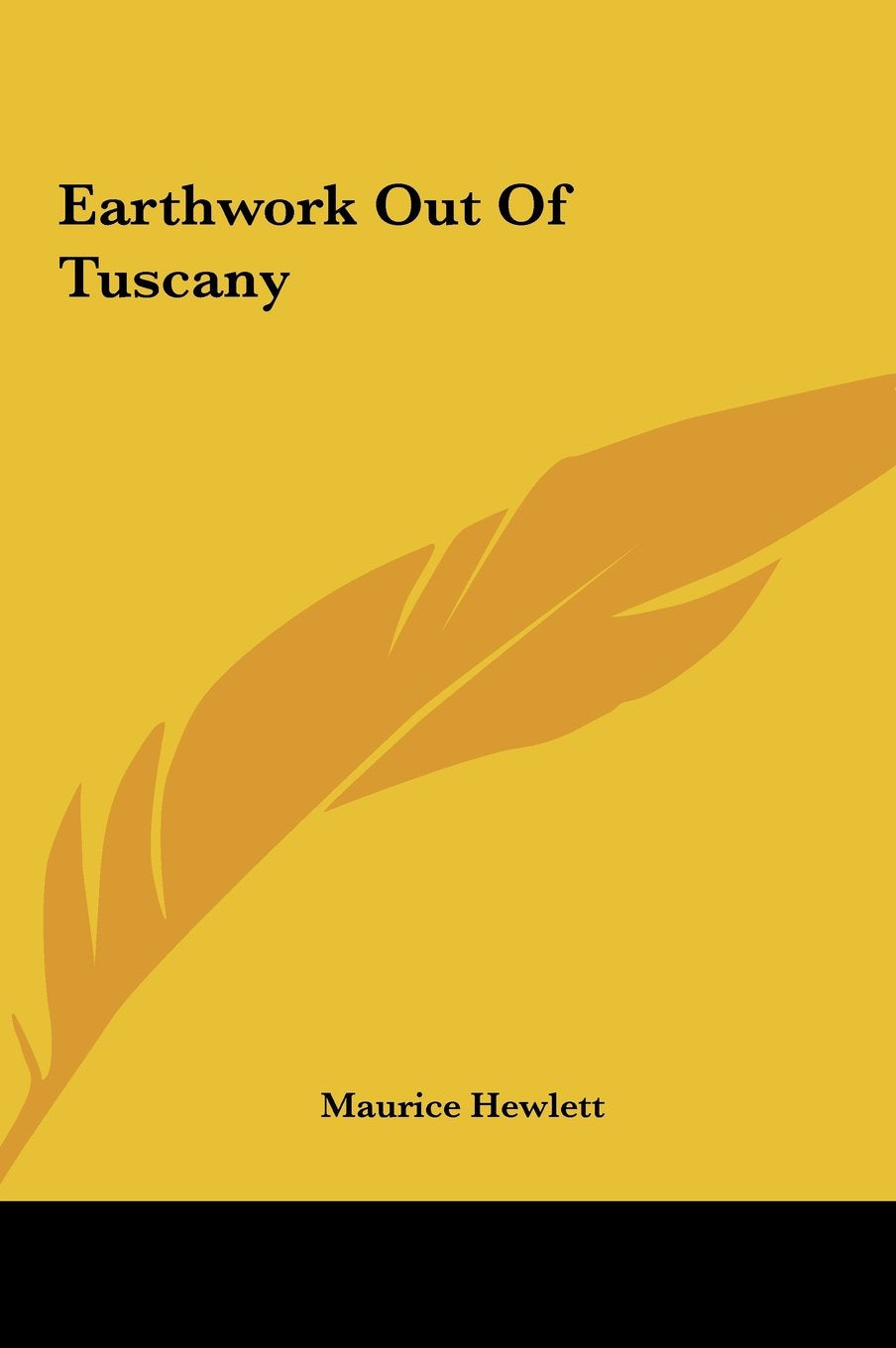 Earthwork Out of Tuscany Contemporary literature