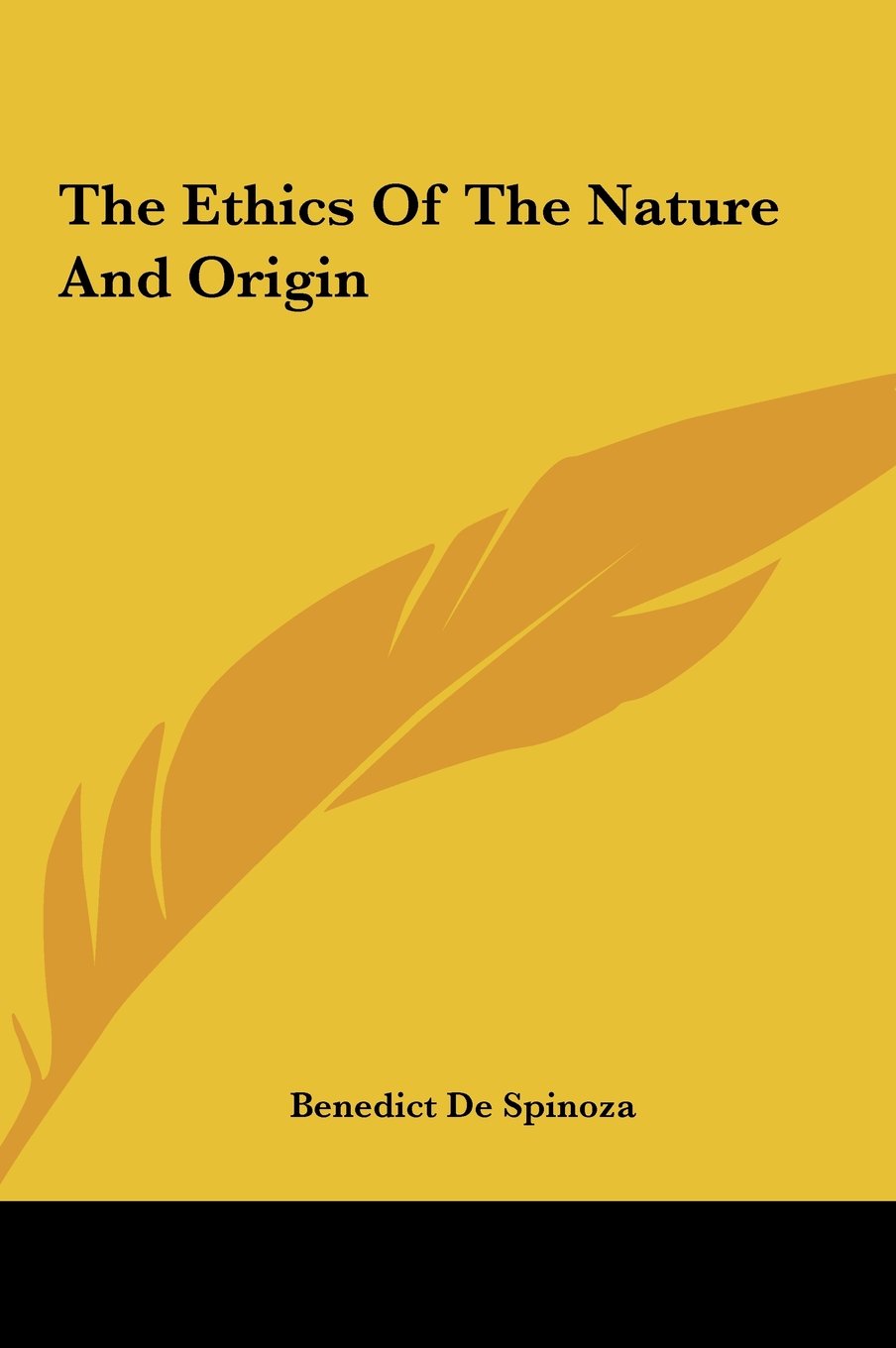 The Ethics Of The Nature And Origin Books