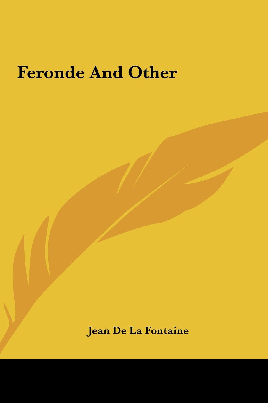 Feronde And Other Poetry