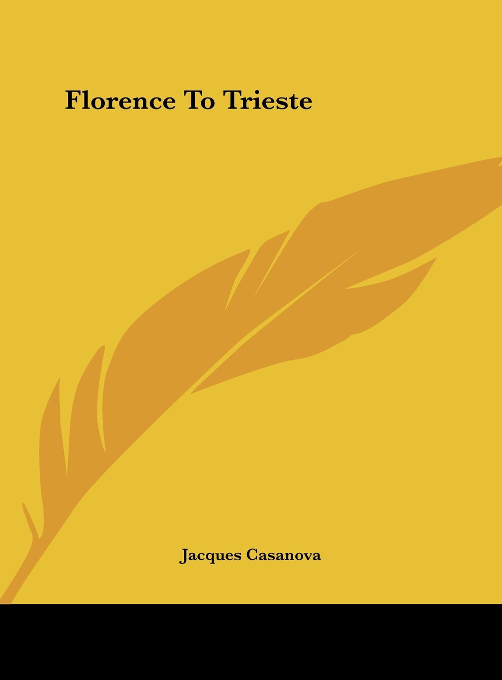 Florence To Trieste Contemporary literature