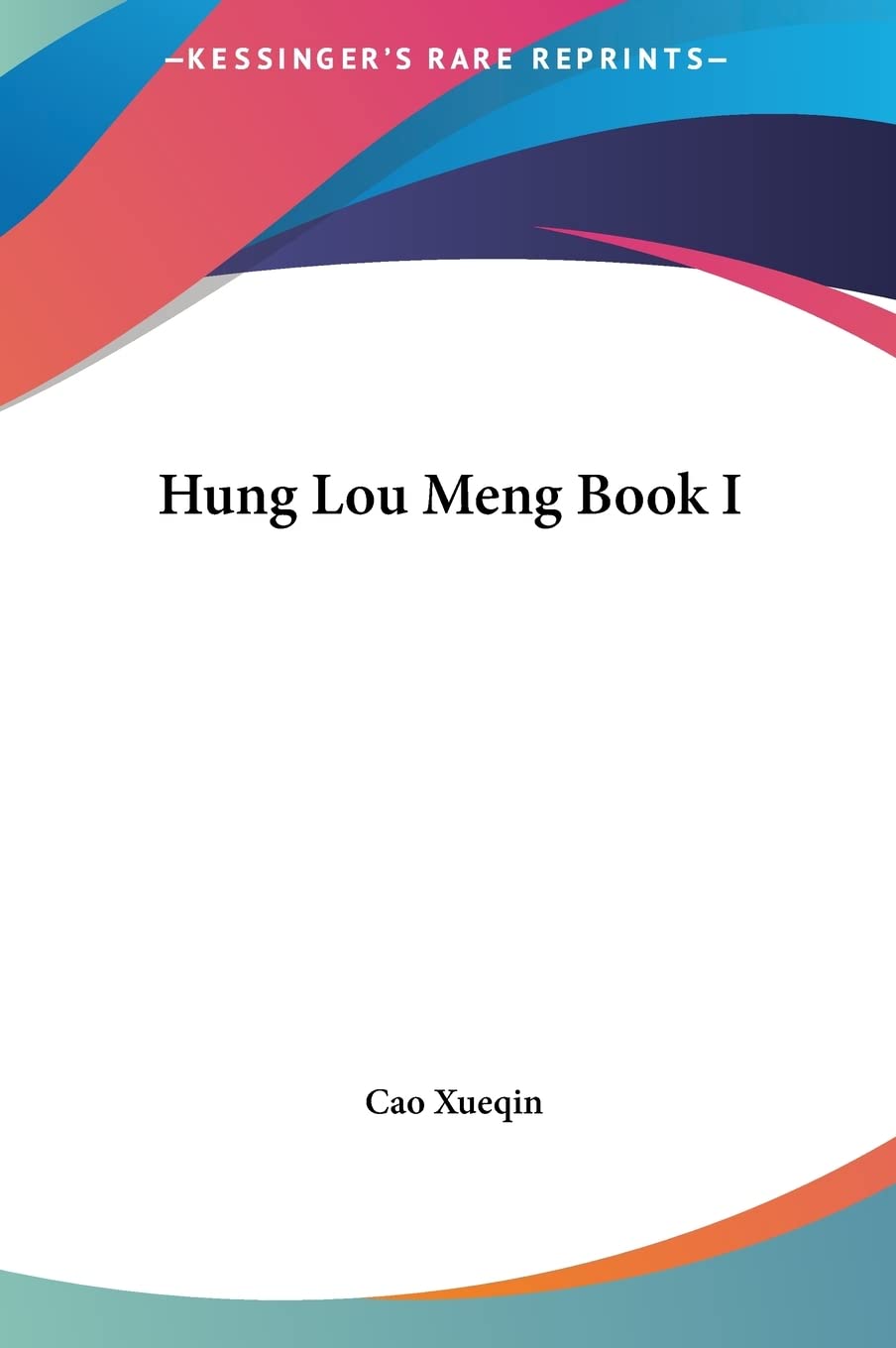 Hung Lou Meng Book I Contemporary literature