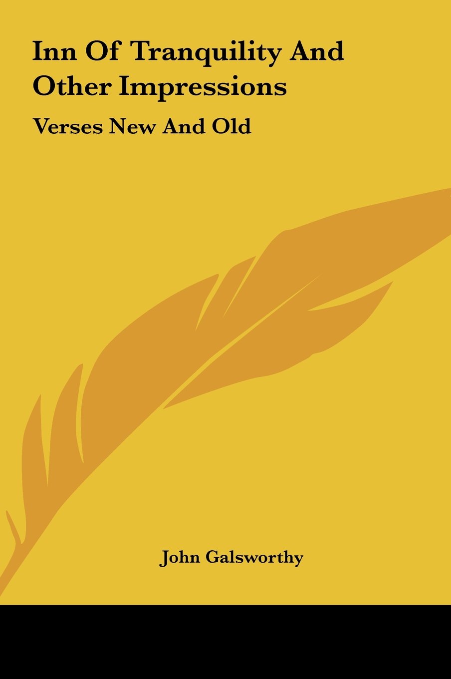 Inn of Tranquility and Other Impressions: Verses New and Old Books