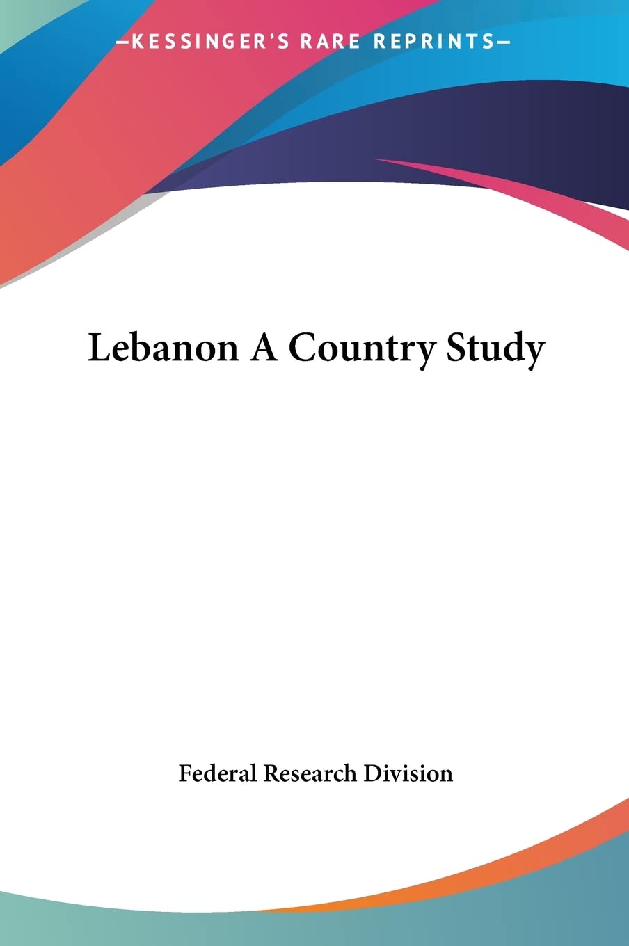 Lebanon A Country Study Social Sciences