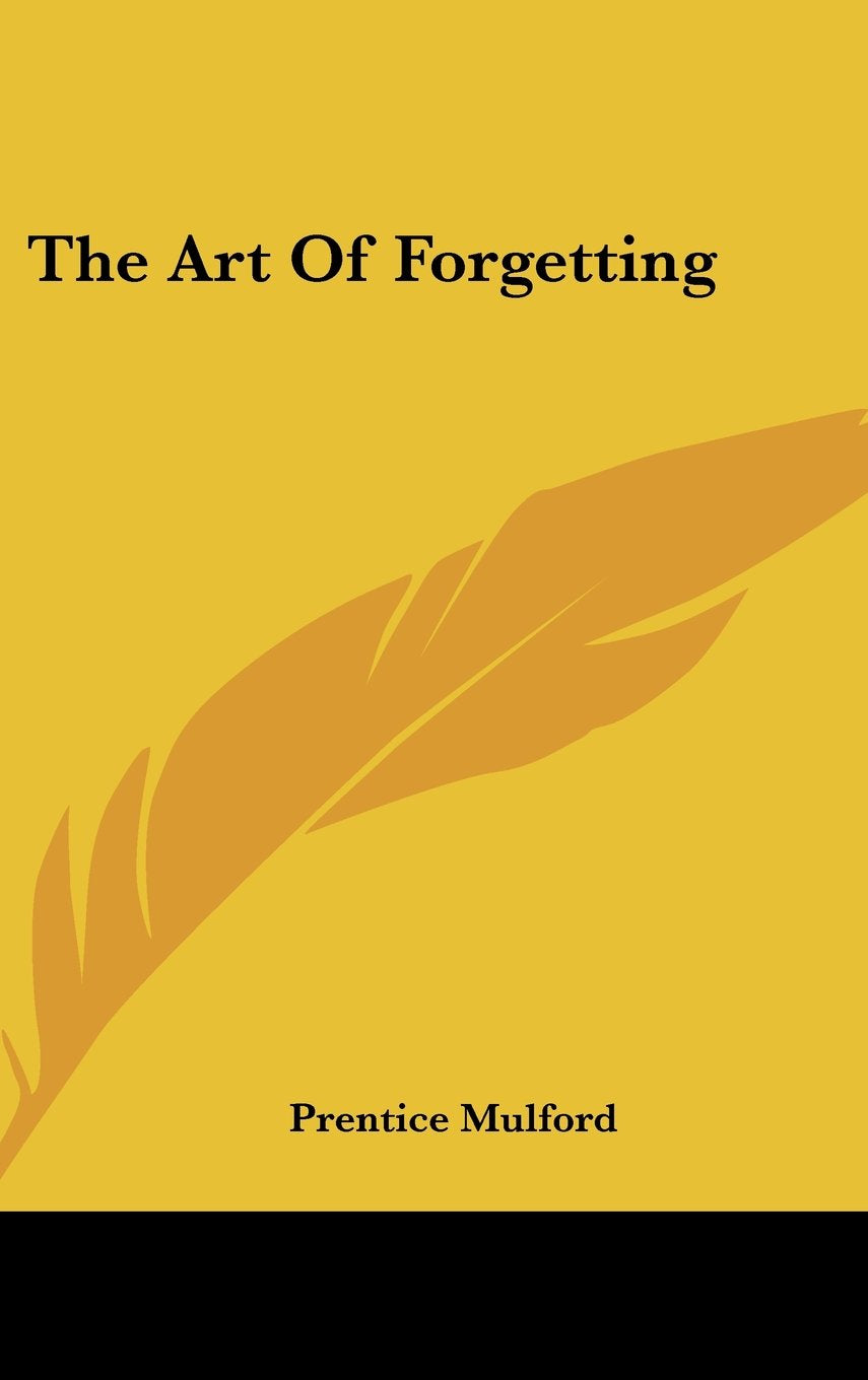 The Art Of Forgetting Religion & Esotericism