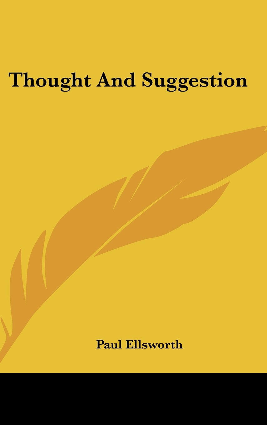 Product Image: Thought And Suggestion