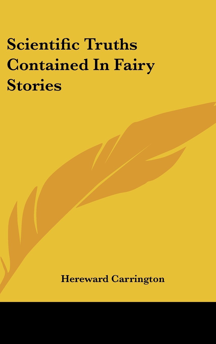 Scientific Truths Contained In Fairy Stories Memories