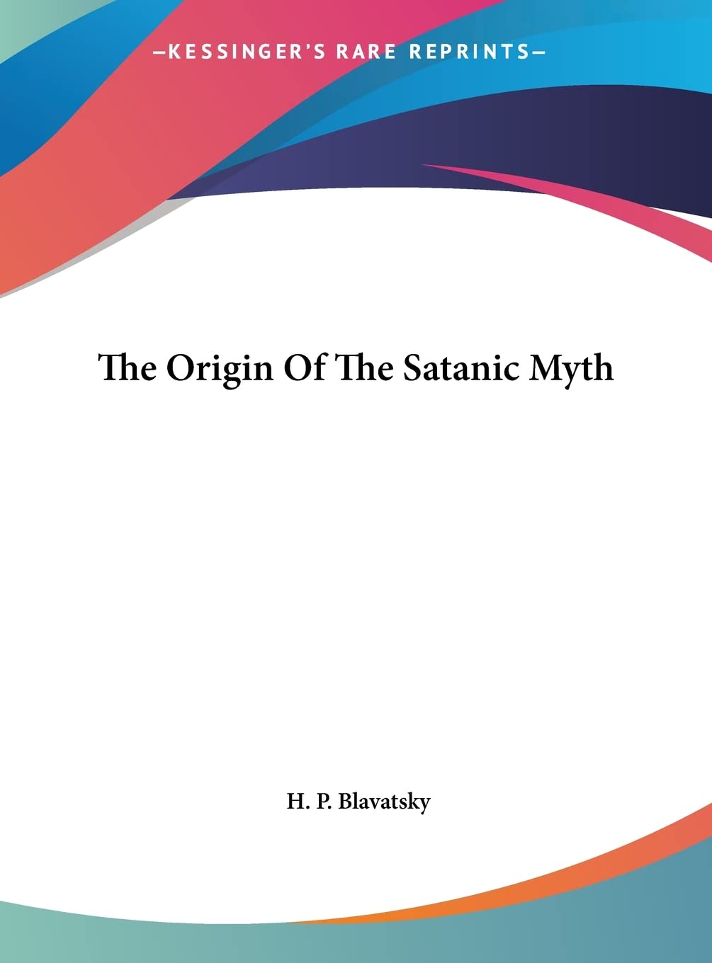 The Origin Of The Satanic Myth Contemporary literature