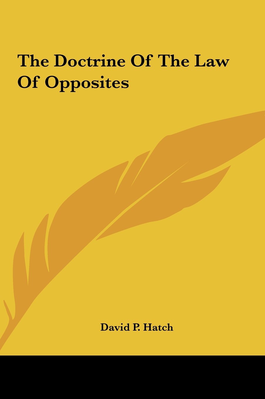 The Doctrine Of The Law Of Opposites Computer Science