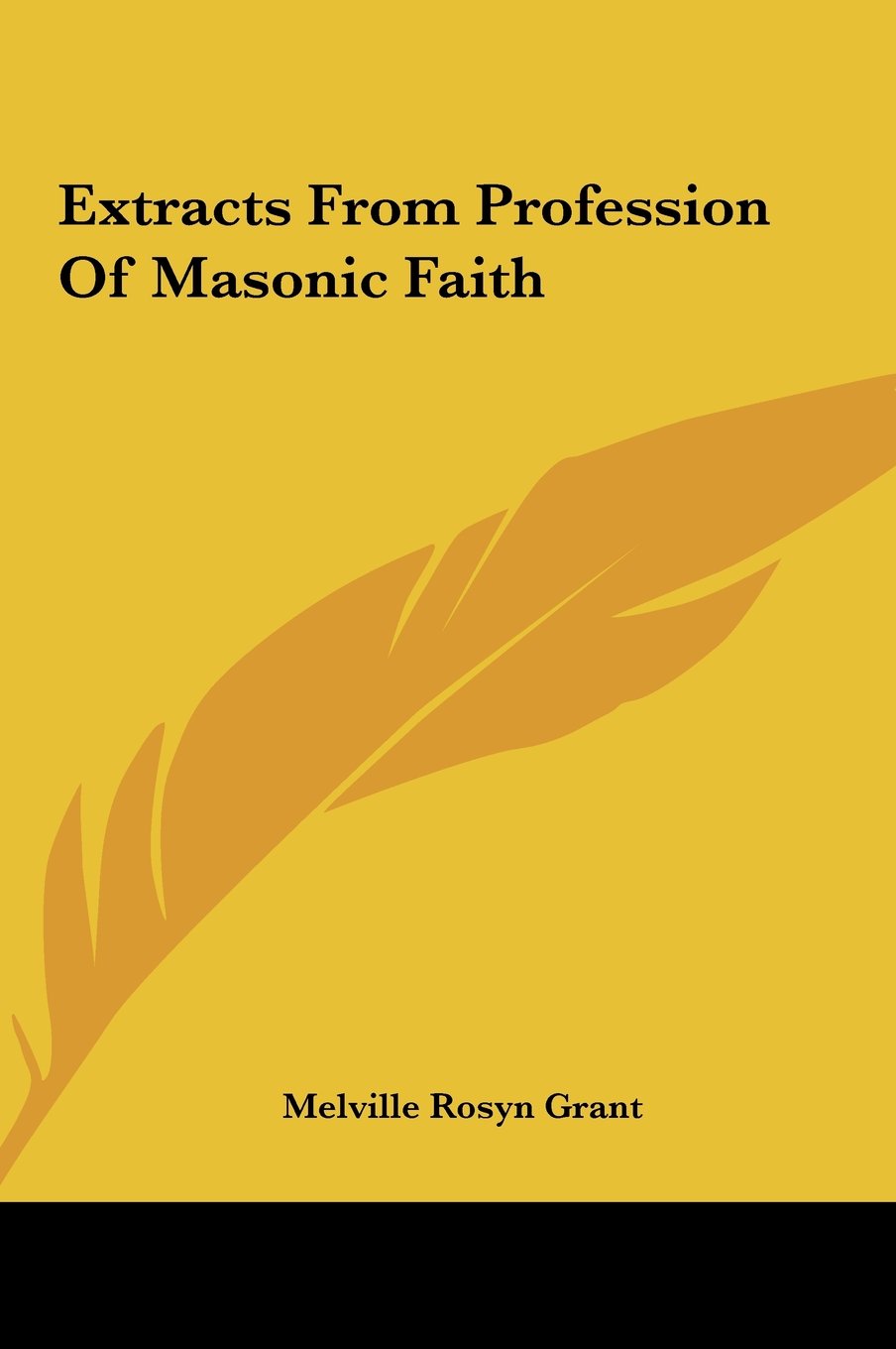 Extracts From Profession Of Masonic Faith Social Sciences