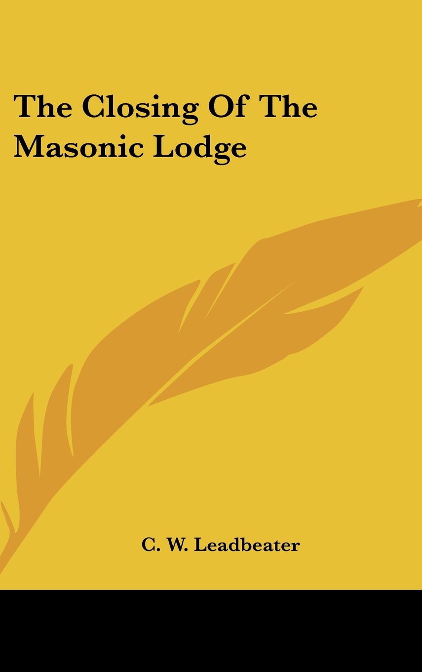 The Closing Of The Masonic Lodge Social Sciences