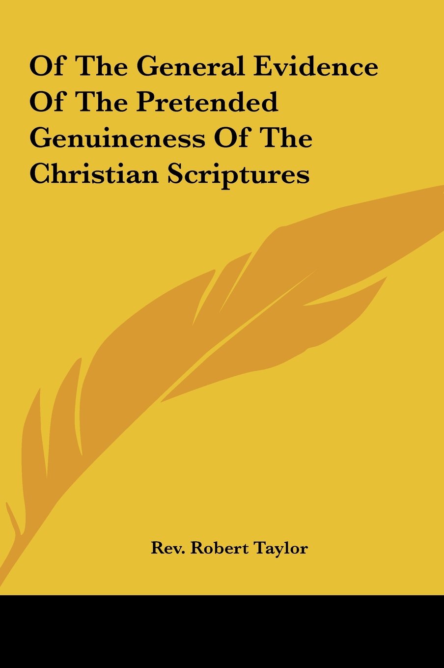 Of The General Evidence Of The Pretended Genuineness Of The Christian Scriptures Computer Science