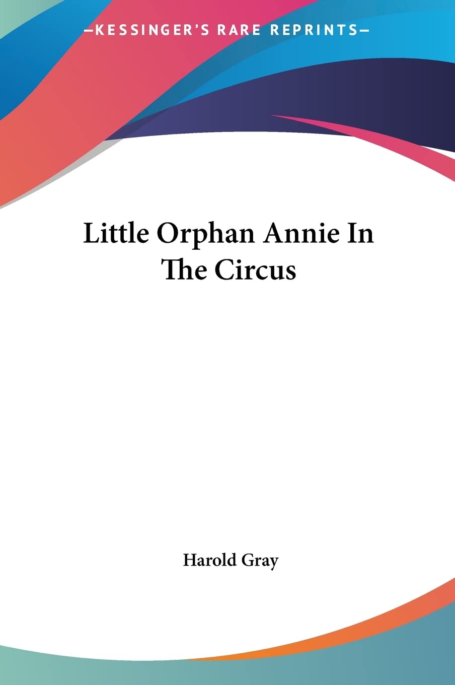 Little Orphan Annie In The Circus Contemporary literature