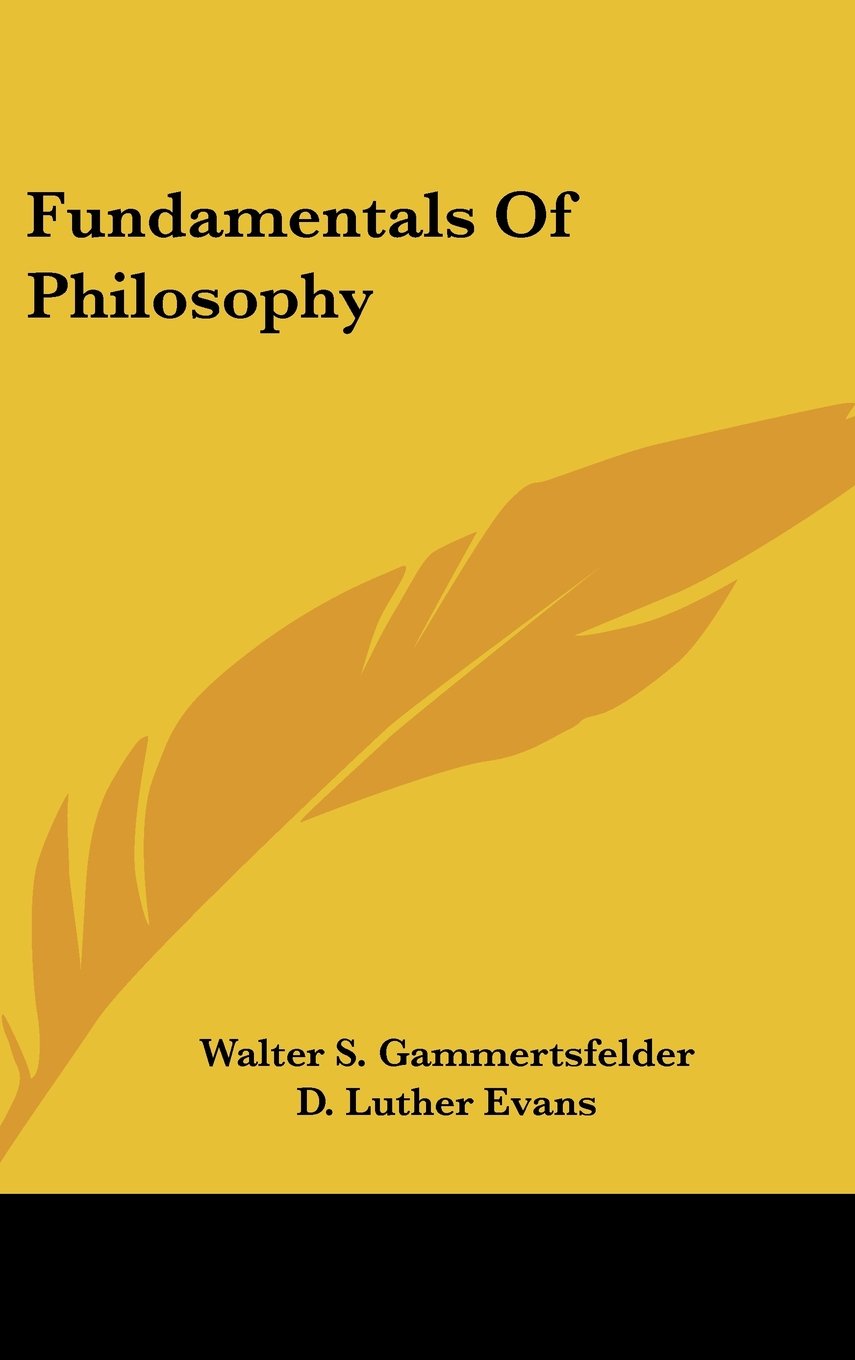 Fundamentals Of Philosophy Books