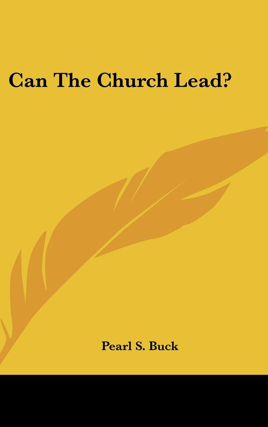 Can The Church Lead? Books