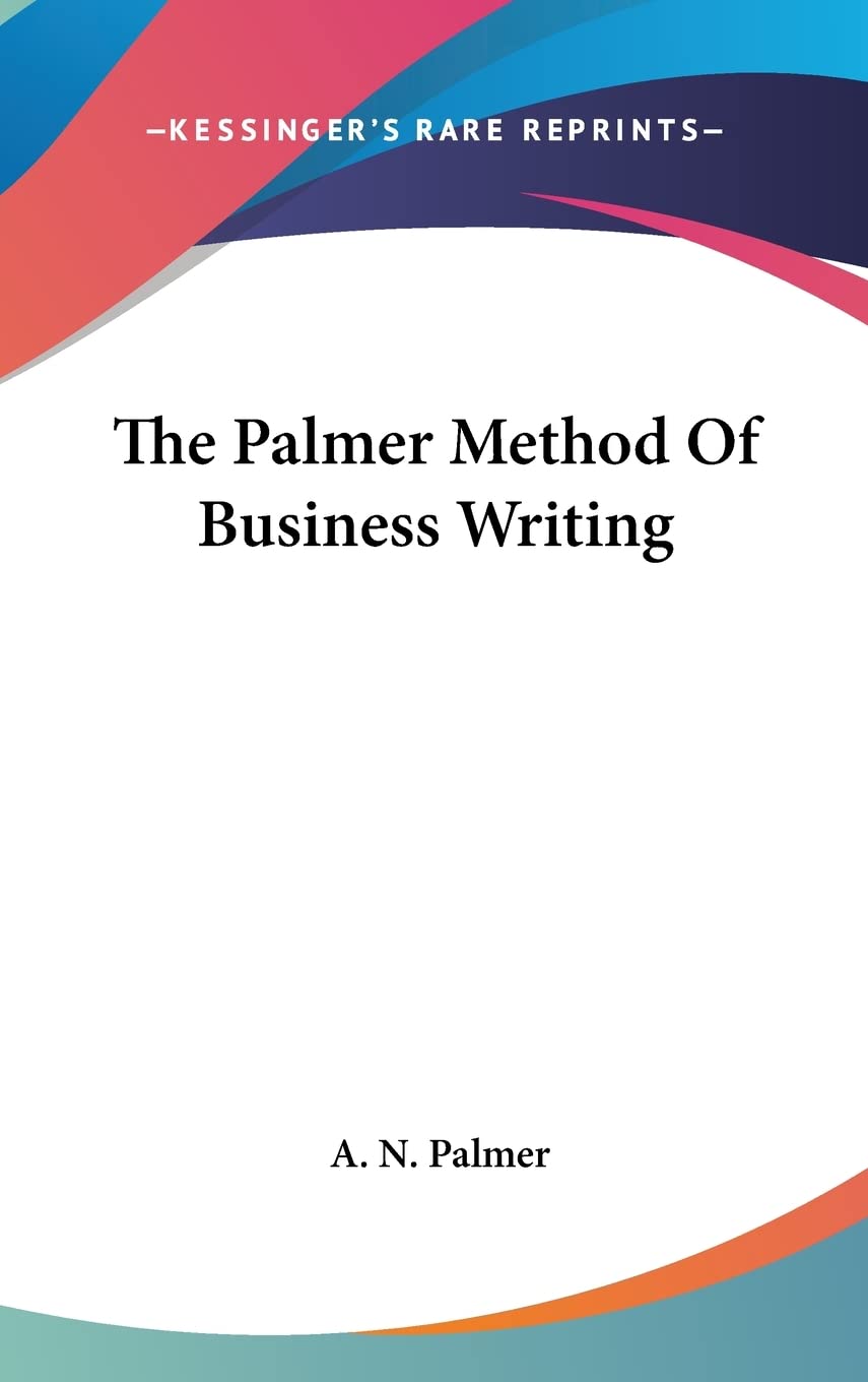 The Palmer Method Of Business Writing Contemporary literature