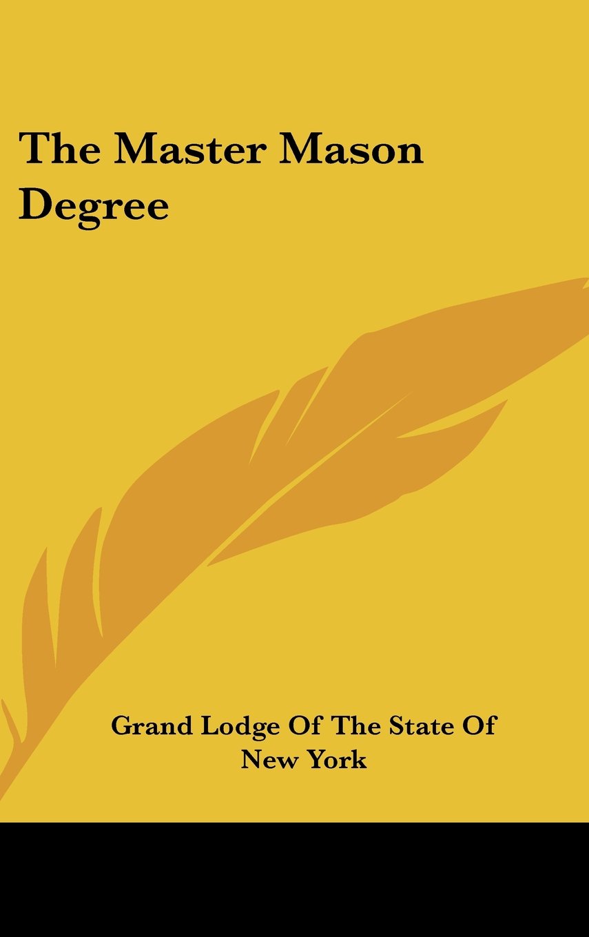 The Master Mason Degree Books