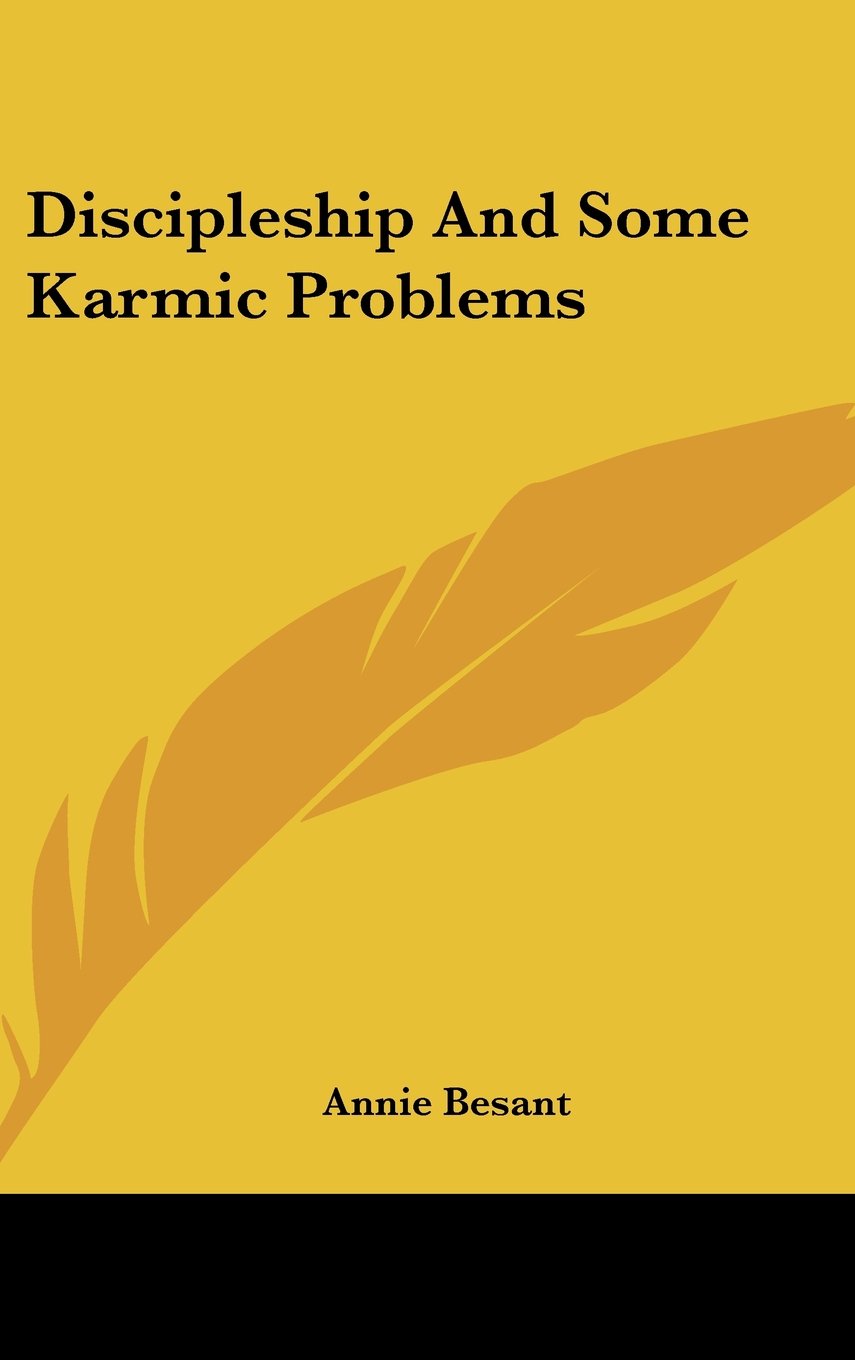 Discipleship And Some Karmic Problems Books