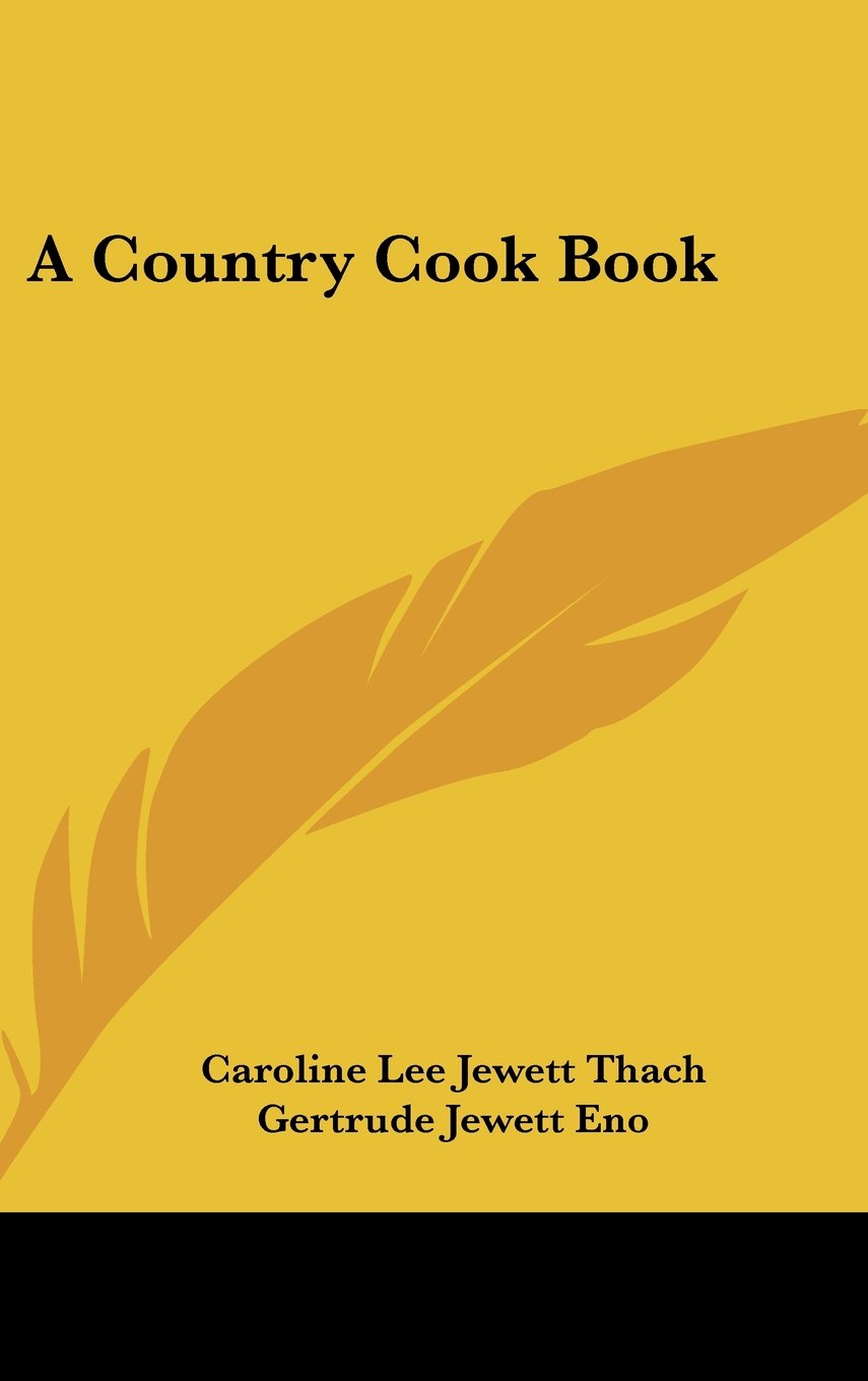 A Country Cook Book Books