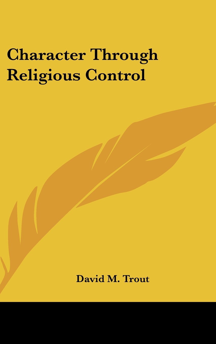 Character Through Religious Control Books