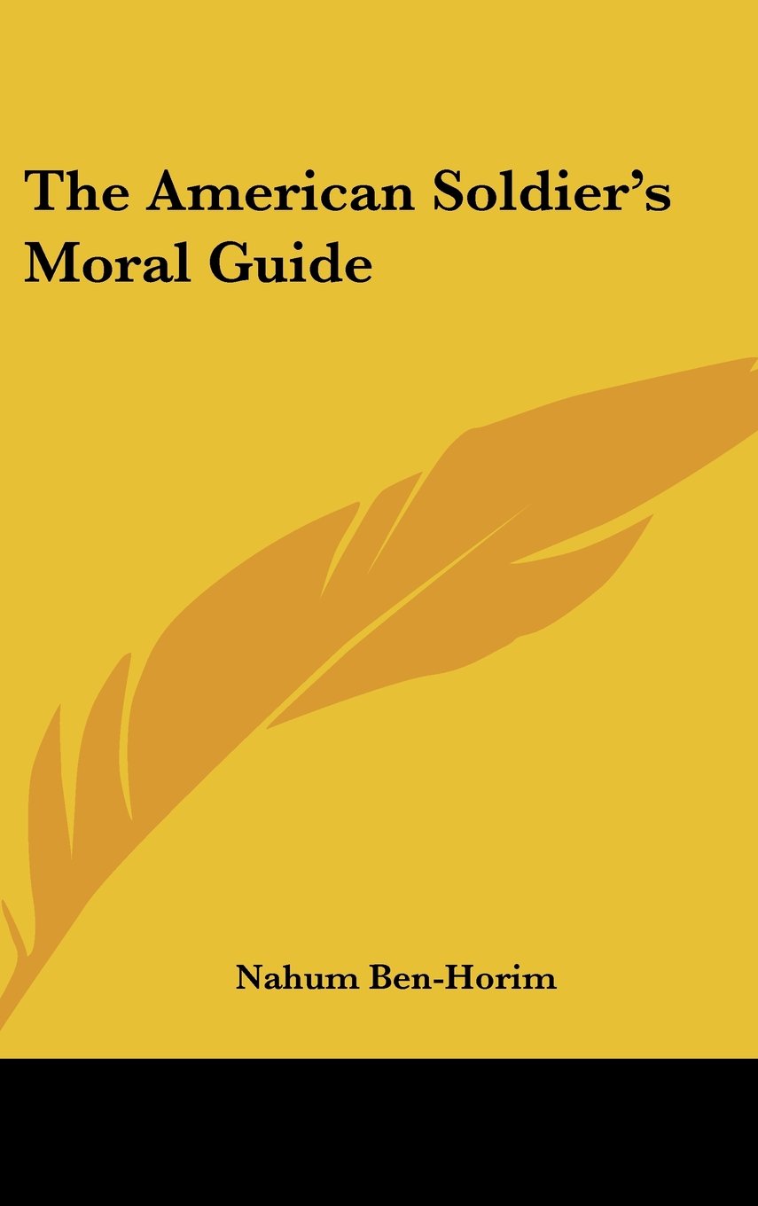 The American Soldier's Moral Guide Books