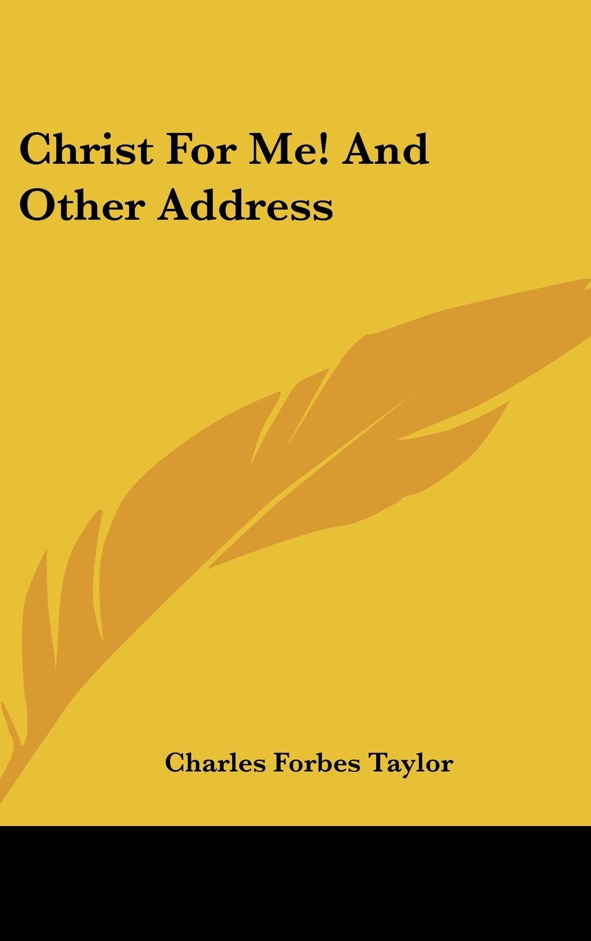 Christ For Me! And Other Address Books