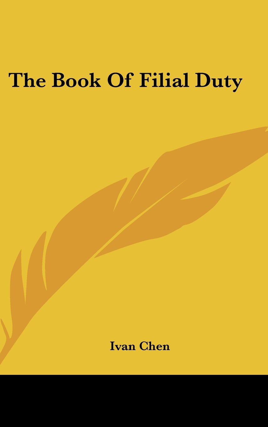 Product Image: The Book Of Filial Duty