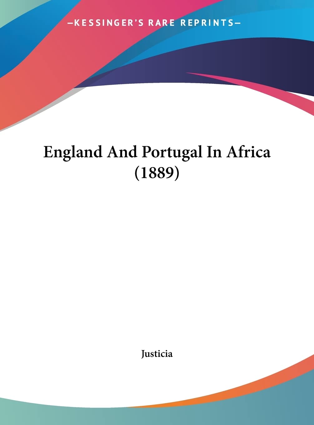 England And Portugal In Africa (1889) General education