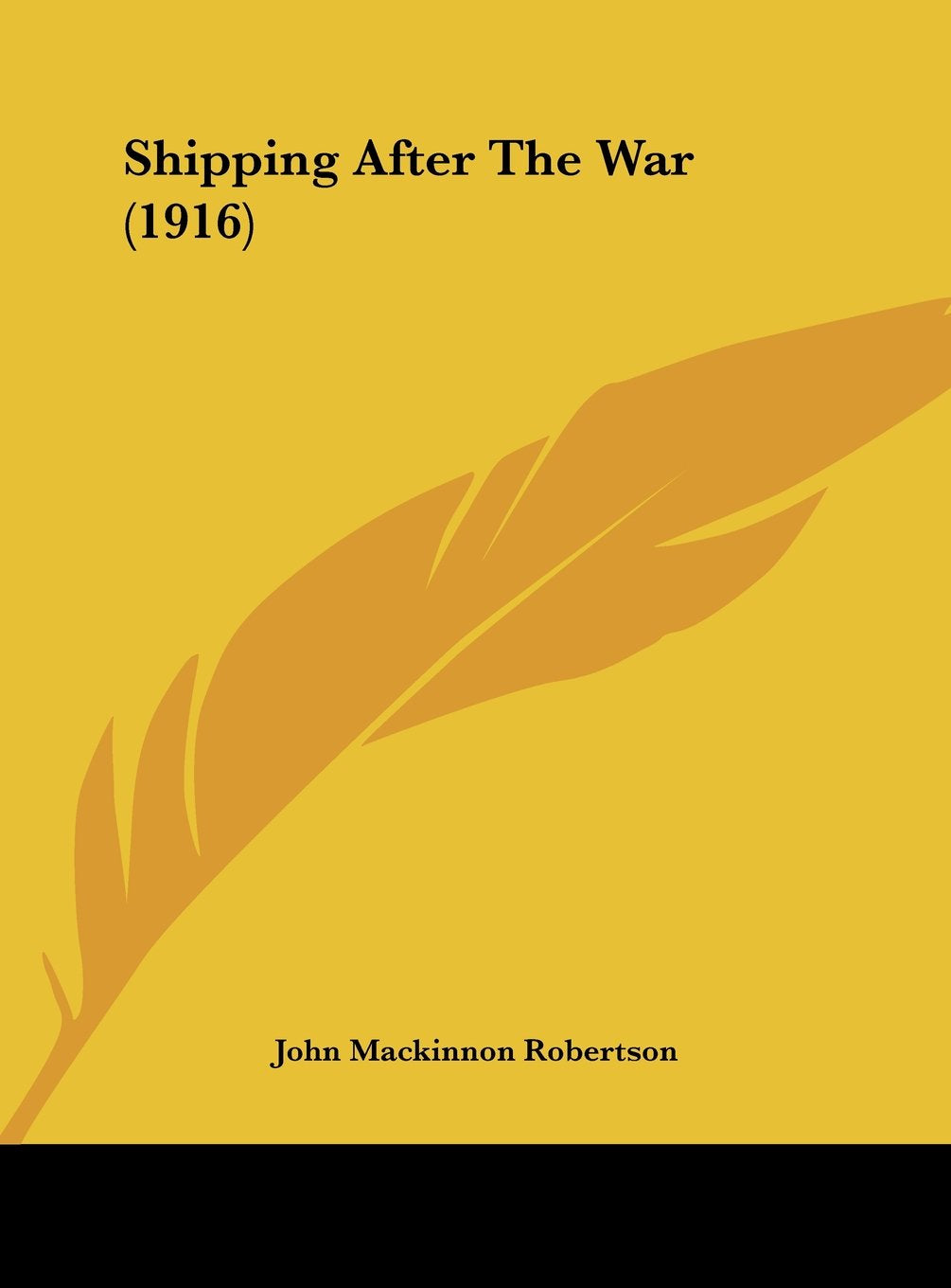 Shipping After The War (1916) Contemporary literature