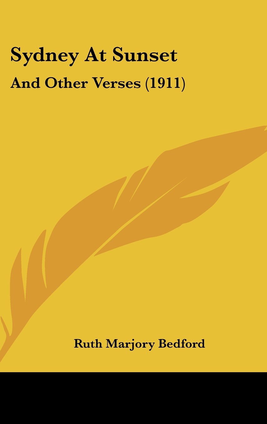 Sydney At Sunset: And Other Verses (1911) Books