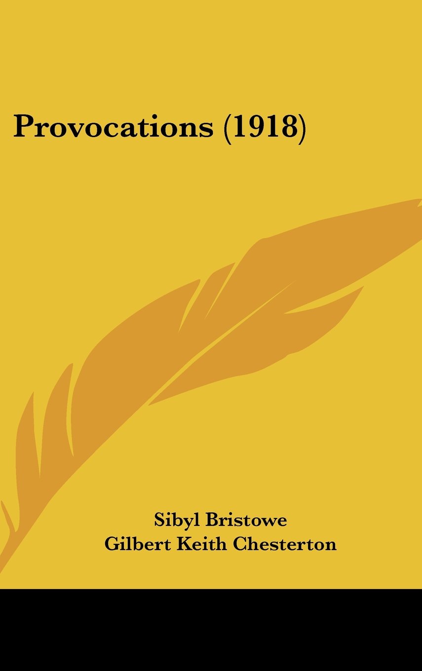 Product Image: Provocations (1918)