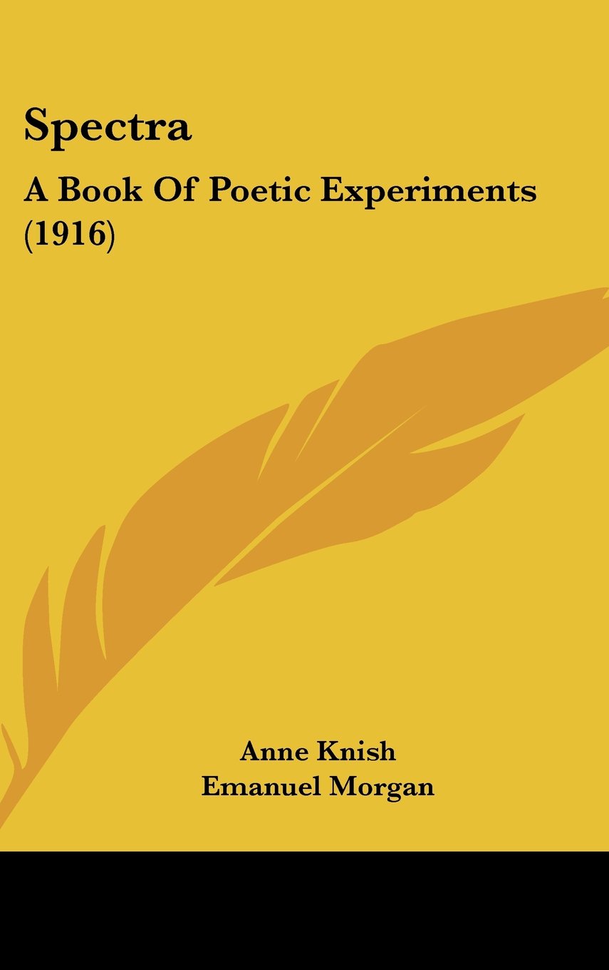 Spectra: A Book Of Poetic Experiments (1916) Books