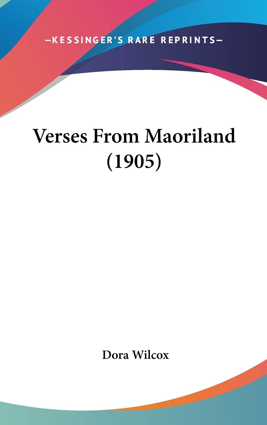 Product Image: Verses From Maoriland (1905)