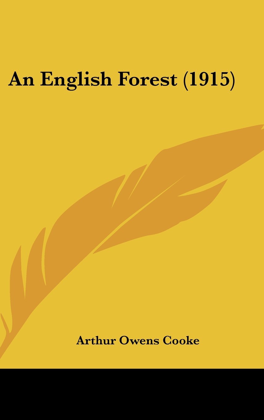 An English Forest (1915) Books