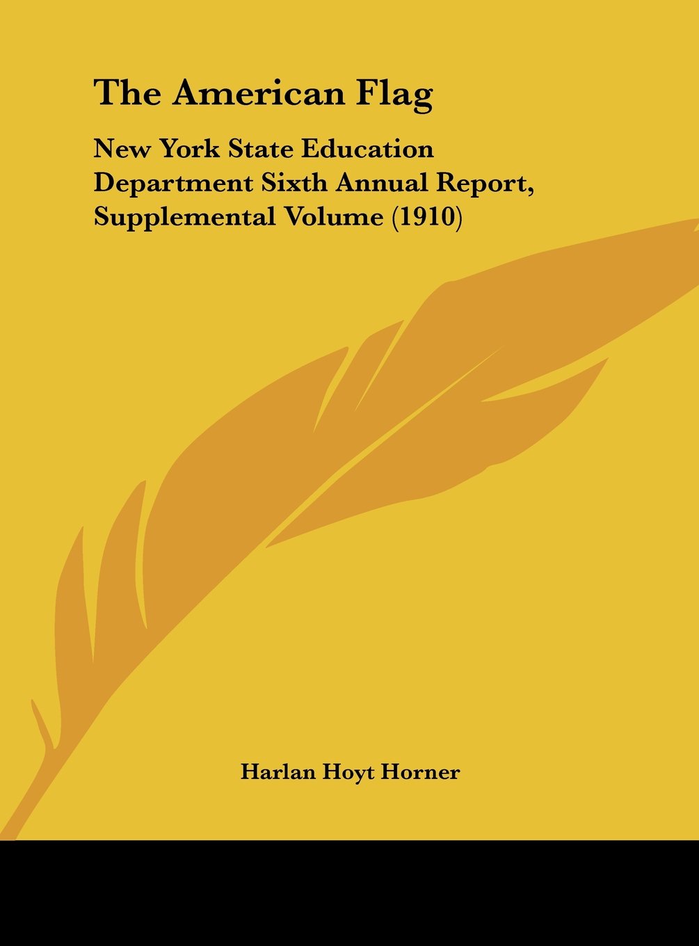 The American Flag: New York State Education Department Sixth Annual Report, Supplemental Volume (1910) Contemporary literature Books