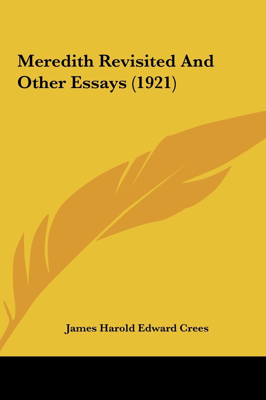 Meredith Revisited And Other Essays (1921) Books