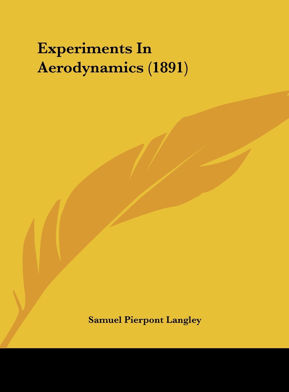 Product Image: Experiments In Aerodynamics (1891)