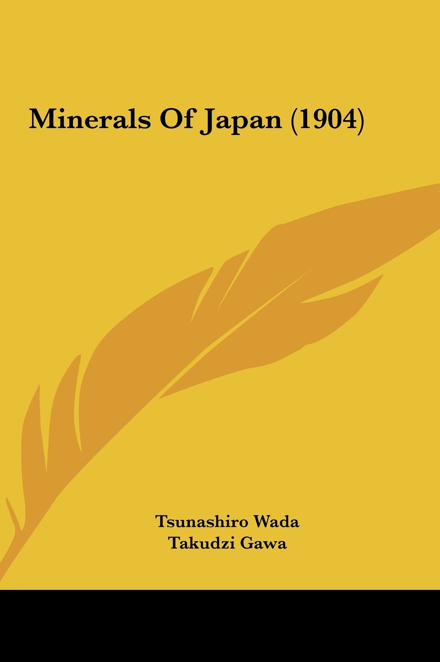 Minerals Of Japan (1904) Books