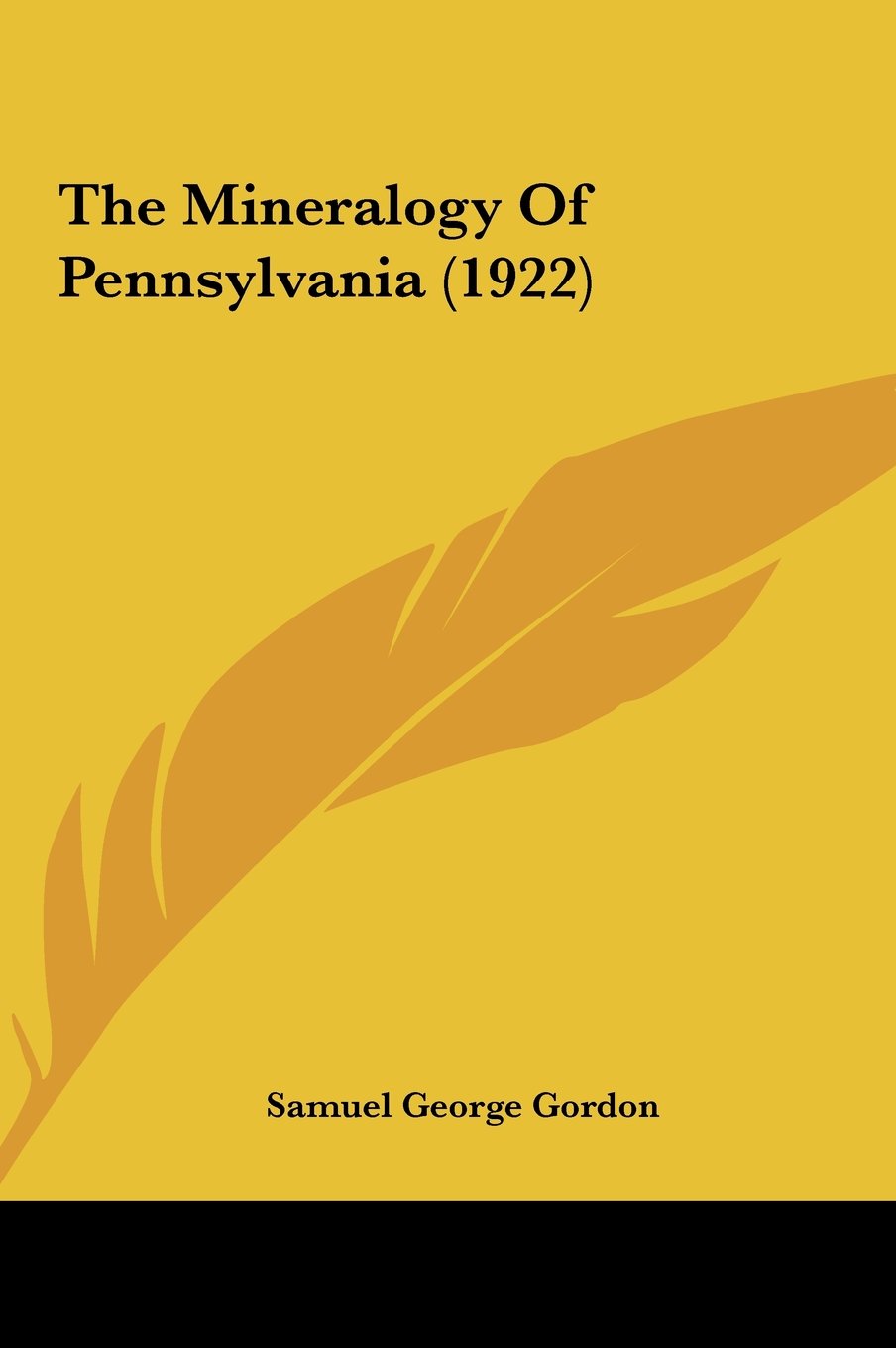 The Mineralogy Of Pennsylvania (1922) Books