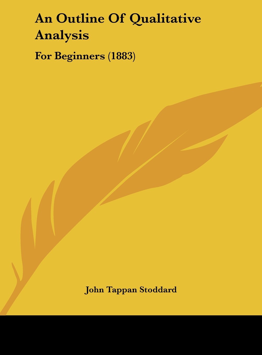 An Outline of Qualitative Analysis: For Beginners (1883) Contemporary literature